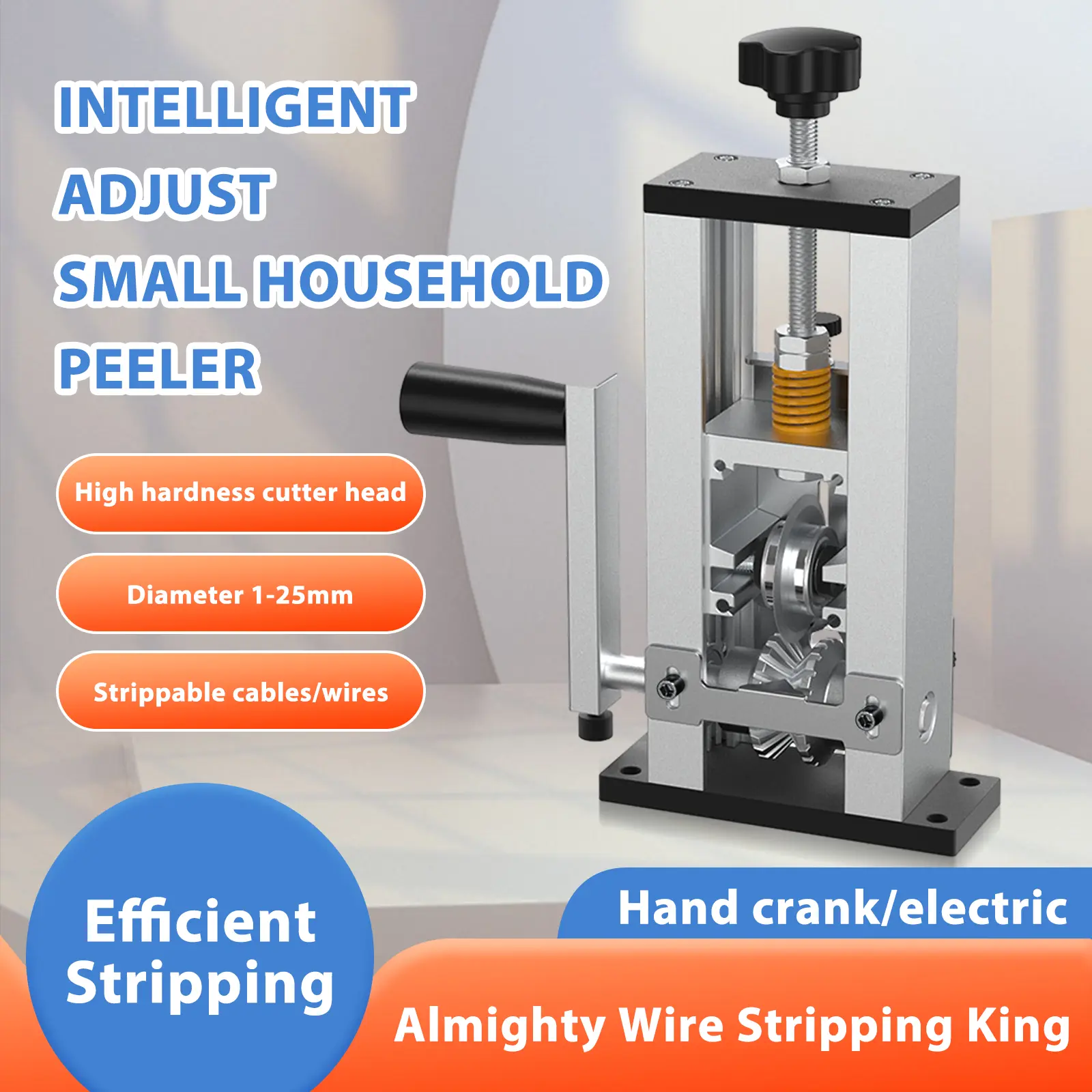 Portable Adjustable Electric Wire Stripping Machine Manual Copper Wire Peeler Cable Stripper