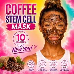 Get Ready With Me Coffee and Sugar cane Stem Cell Mask Smooth Brightening Calming Glycolic Exfoliate