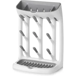 Space Saving Drying Rack for Baby Bottles Accessories with Suction Cup Easy to Install Collapsible Dish Rack for Kitchen Countertop