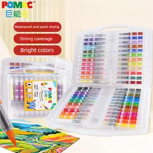 48/36/24/12 Colors Acrylic Paint Pens, Soft Brush Tip, Art Drawing Acrylic Markers for Fabric, Canvas, Rock, Glass, Wood,Mobile Phone Shell,Paper, DIY Crafts, School and Art Supplies