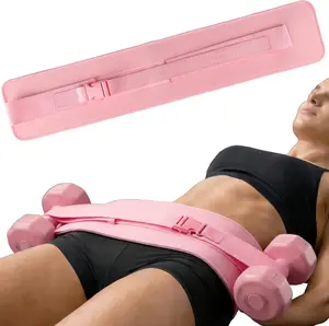 Adjustable Dumbbell Belt, Durable Dumbbell Hip Thrust Belt, Portable Dumbbell Thrust Band, Fitness Equipment Accessories for Home Gym