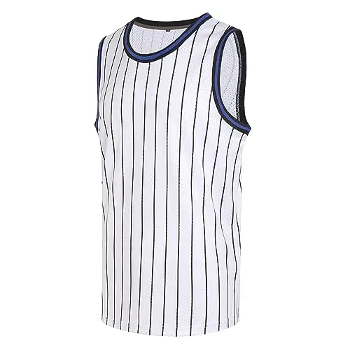Black Pinstripe white Jersey
