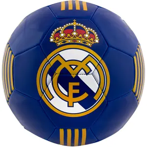 Maccabi Art Real Madrid CF Soccer Ball Size 5, Dark Blue – Officially Licensed, Team Crest Logo, Collector Training Football, Indoor/Outdoor