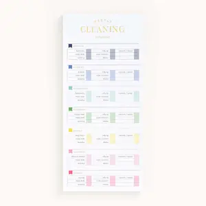 Tall Notepad - Weekly Cleaning
