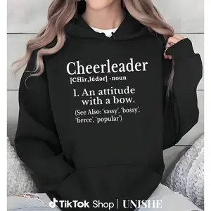 Ultimate Cheerleader Gift: 100% Definition Hoodie for Girl Cheer Flyers