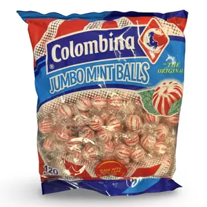 Jumbo Red Peppermint Balls Mint Candy, 120 Count