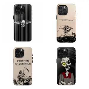 Avenged Sevenfold Band Protective case, fun design, compatible with iPhone 17 Pro Max, 17Air, 16 Pro, 15 Plus, 14, 13, 12 and 11, TPU full screen, shockproof, stylish, scratch-resistant, soft silicone material, drop-proof