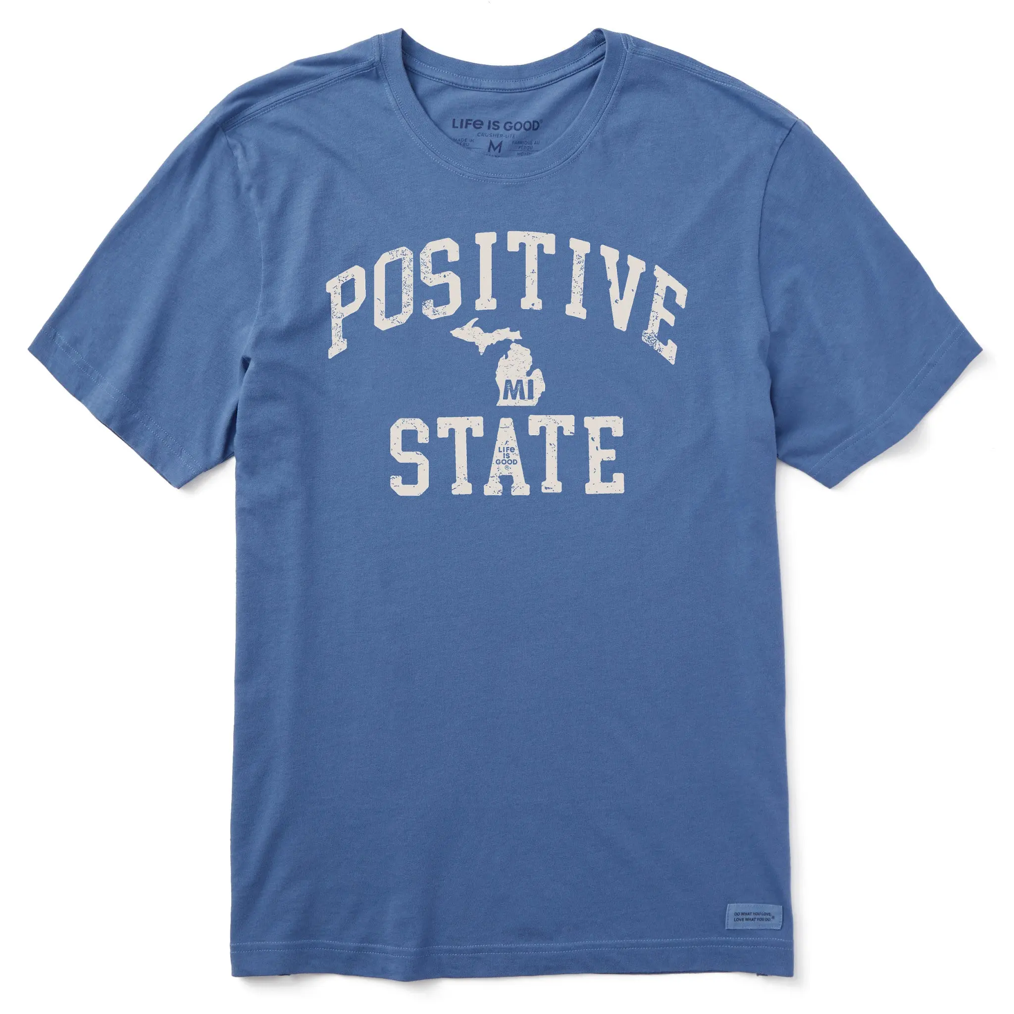 Men's Positive State Michigan Short Sleeve Crusher Tee