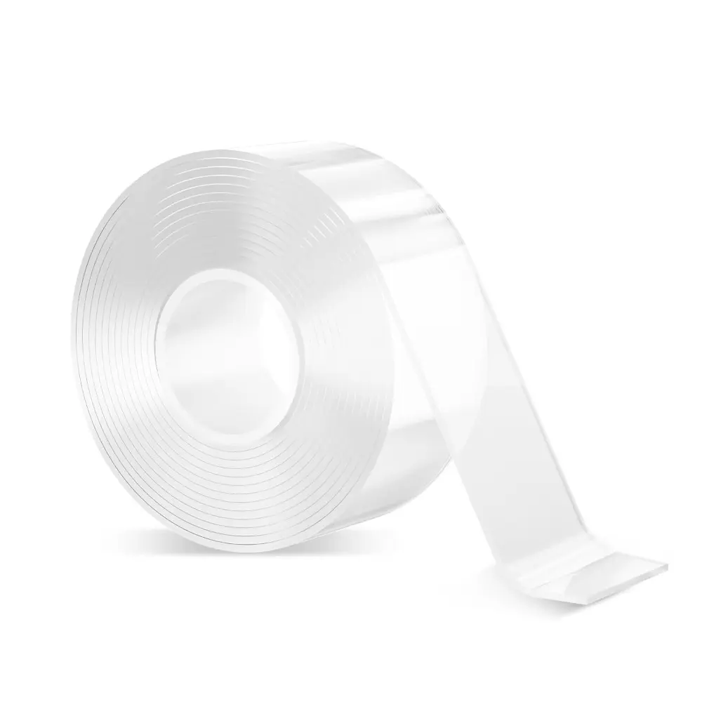 Double Sided Tape Heavy Duty Adhesive Tape Mounting Tape, Wall Sticky for Hanging, Nano Two Sided Tapes Strong Removable Adhesive Strips for Car, Home, Office - 9.85FT x 1.18IN
