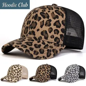 New Spring Summer Korean Style Cotton Baseball Cap Bold Leopard Print Unisex Lightweight Sun Hat Adjustable Breathable Fashion Streetwear Cap for Men Women Daily Wear Outdoor Travel Cycling Hiking Sun Protection Stylish Casual Hat