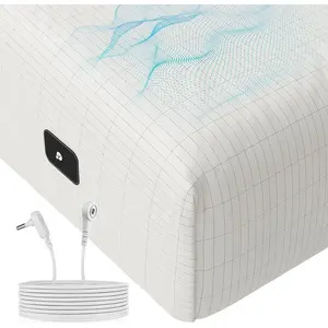 Grounding Fitted Sheets Queen Size, Grounding Sheets Queen with 10% Silver Fiber, 15'' Deep Grounded Fitted Bed Sheets for Sleep &, 60"x80"x15", White