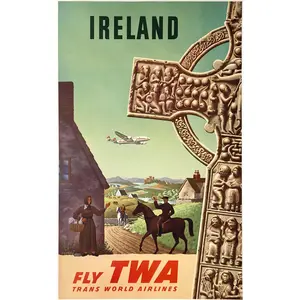 IRELAND - FLY TWA - TRANS WORLD AIRLINES