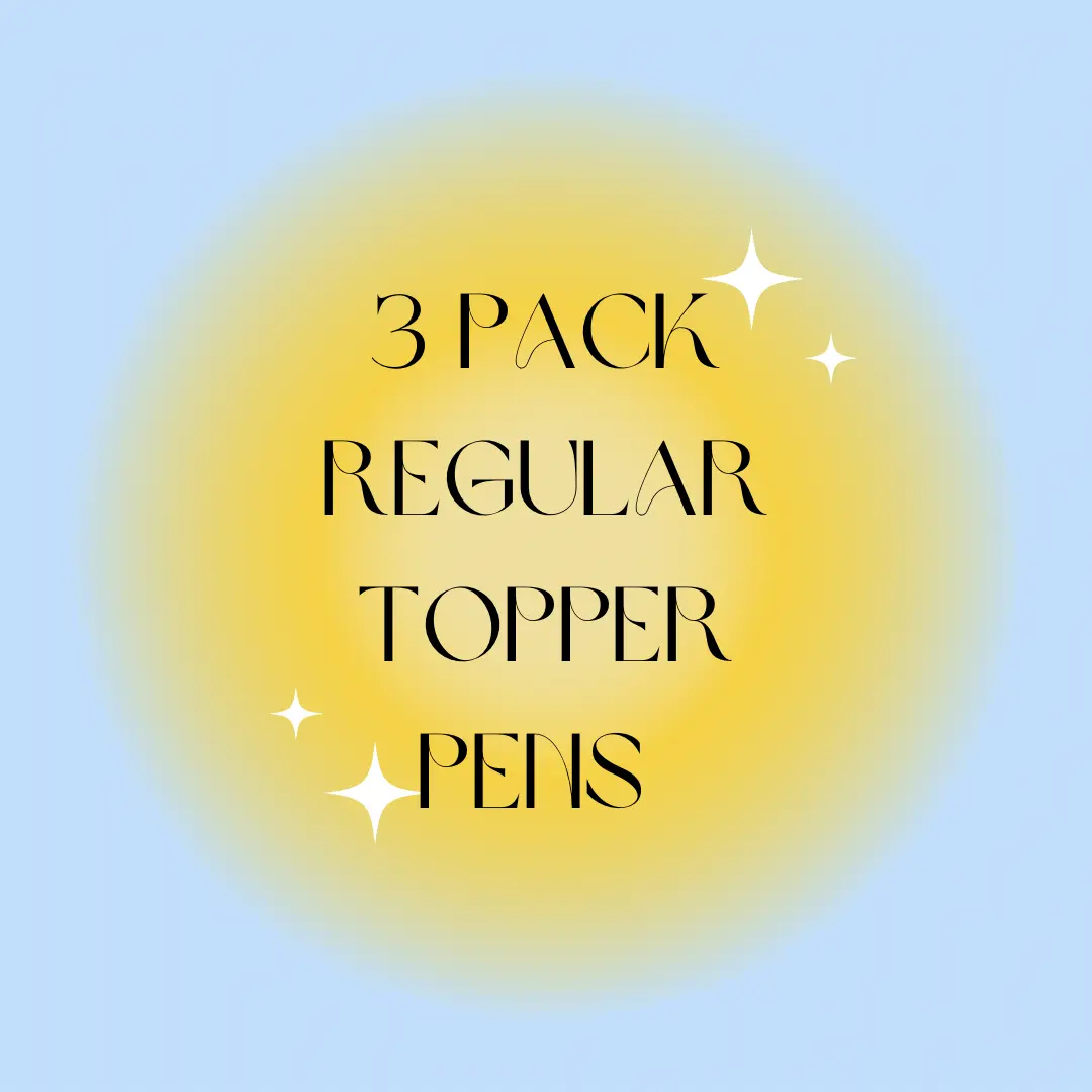 Three Pack Regular Topper Pens