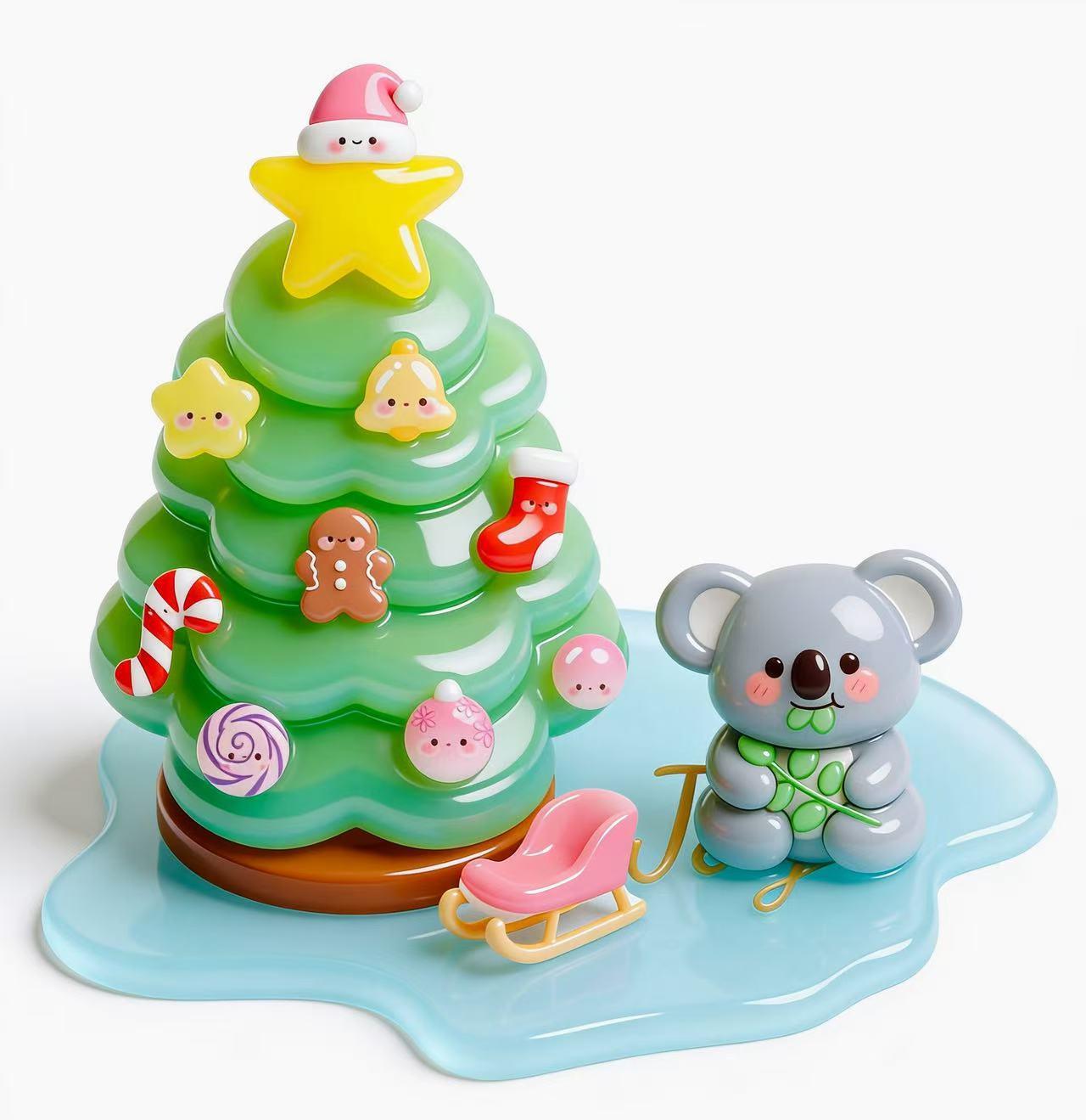 3D Crystal Sticker Puzzles – 8 Themes – Use as Stickers, Standalone Desk Decor, or Buildable Sensory Craft – Cute Mini Figurines for Laptop, Bottle, Bookshelf – Great Gift for Girls, Boys, Adults