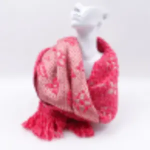 Logomania wool scarf