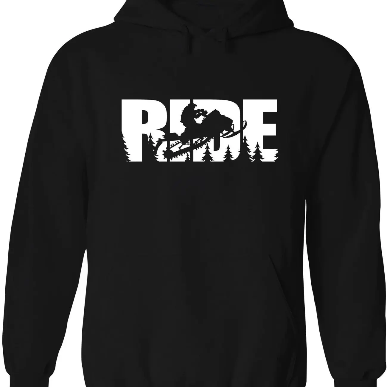 RIDE Snowmobile Hoodie Pullover Sweatshirt Sweater Ski Doo YMH Arctic Cat Braap Braaap Sled Send It Unisex T-Shirt
