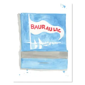 Baur Au Lac Matchbook Art Print