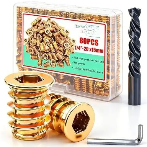 1/4"-20 x 15mm (80 PCS)