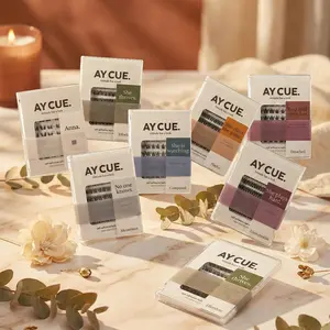 AYCUE Self-adhesive Lash Clusters Glue-free Eyelashes Extensions for Natural Look Easy Application Makeup Cosmetic
