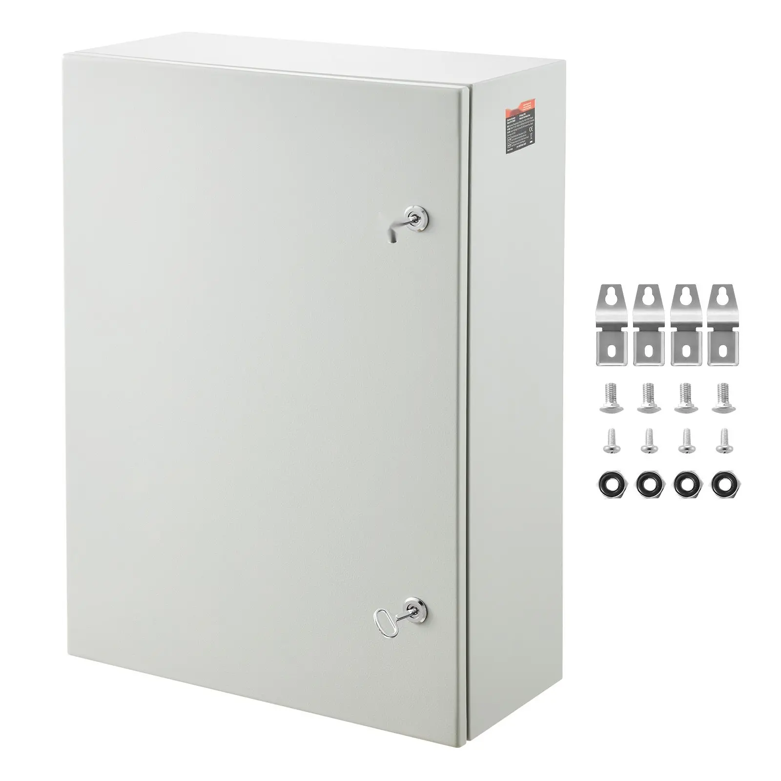 27.6 x 19.7 x 9.8 Inch Cold Rolled Steel Electrical Enclosure Box, Wall Mounted, Metal Enclosure Cabinet, NEMA Rated, Weather Resistant, Powder Coated Finish, Suitable for Outdoor and Indoor Electrical Equipment