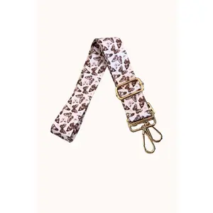 Blush Butterfly Adjustable Bag Strap