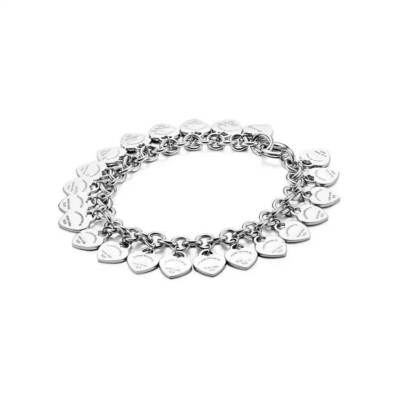 Love bracelet bracelet foreign trade same style new thick chain OT buckle bracelet