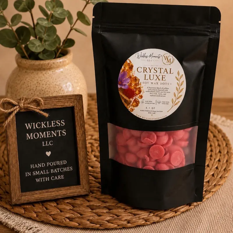 Crystal LuxeSoy Wax Melt Dots | Medium Bag 4.5 oz