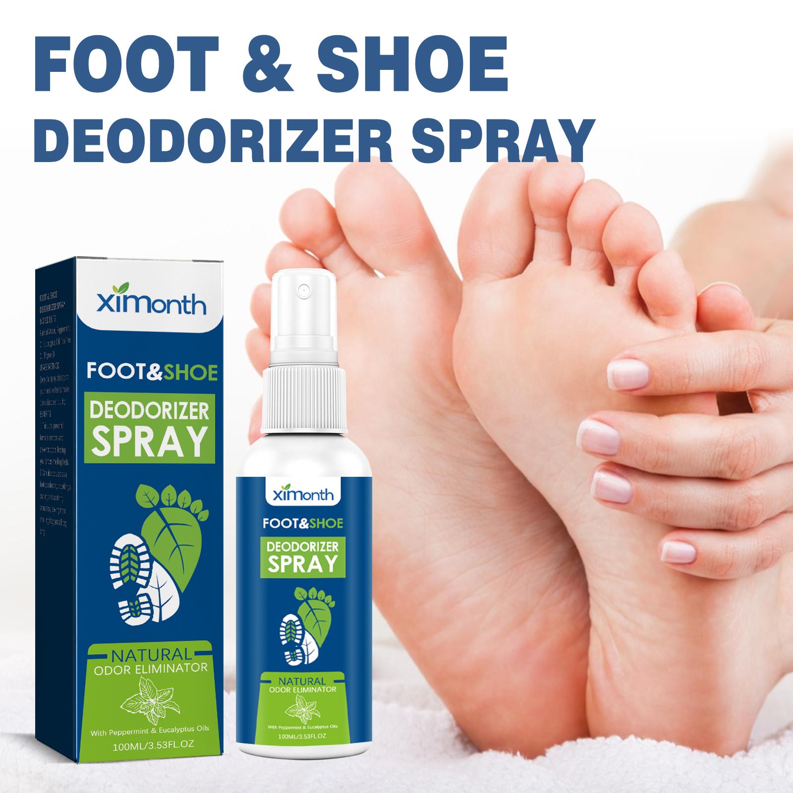 Foot Deodorant Spray, Foot Care for Sweat & Odor, Refresh & Dry Comfort, Daily Foot Freshening Care