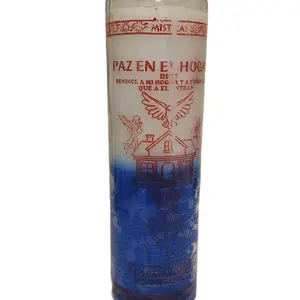 Paz en el Hogar House Blessing & Harmony Candle Non-Toxic for Peace Unity & Divine Protection Decor