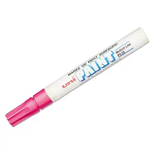 Uni-Ball UBC63611 Medium Bullet Tip Permanent Marker, Pink