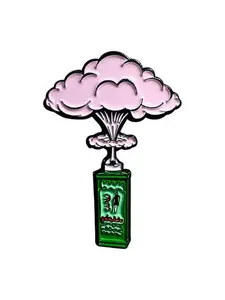 Blood Veins & Bandages Talc Bomb Barber Pin