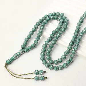 Muslim Prayer Beads Bracelet, 99pcs 8mm Arab Middle East Beaded Hand Chain, Islamic Jewelry for Men and Women