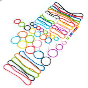 60 Pack 0.25 Inch Width Assorted Sizes Grifiti Band Joes Long Lasting Silicone Rubber Bands