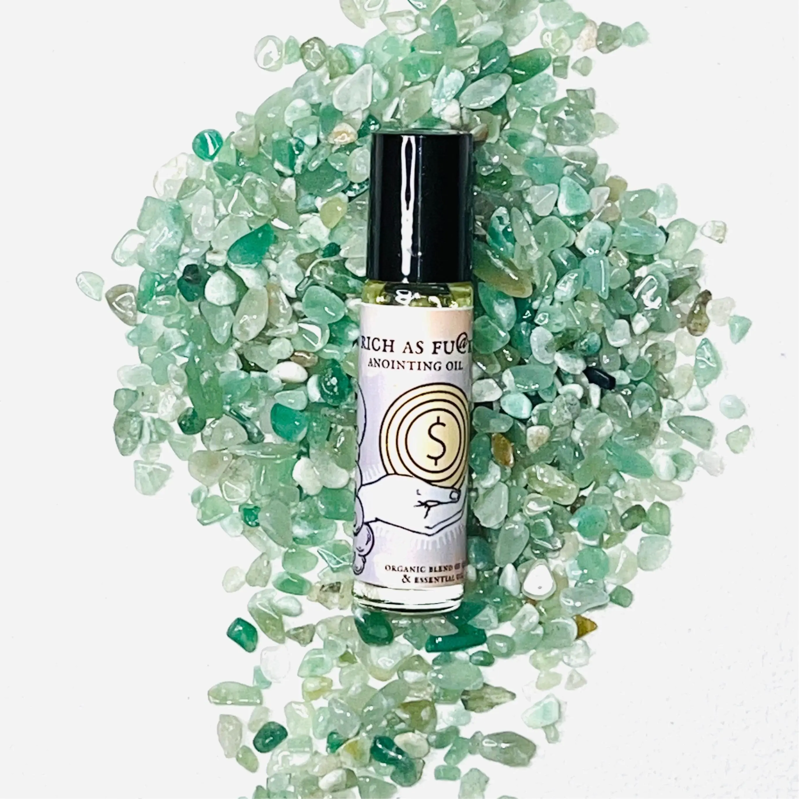 Rich Af Money Drawing and Manifestation Rollerball Organic Hydrating Natural Fragrance Natural Parfume