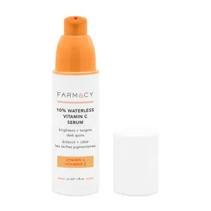 Farmacy Beauty 10% Vitamin C Serum for Face - Waterless Vitamin C Face Serum & Dark Spot Remover for Face - Antioxidant Serum with Ferulic Acid - 30ml