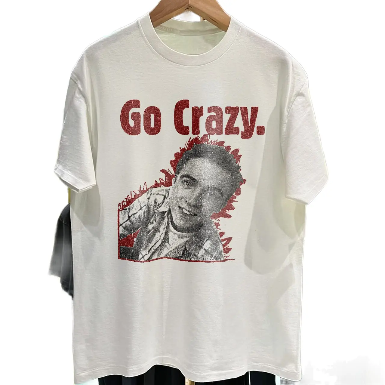 90S Fox59 Go Crazy Malcolm & Kramer Promo T-Shirt, Graphic Unisex Tee, Design & Printed In The USA