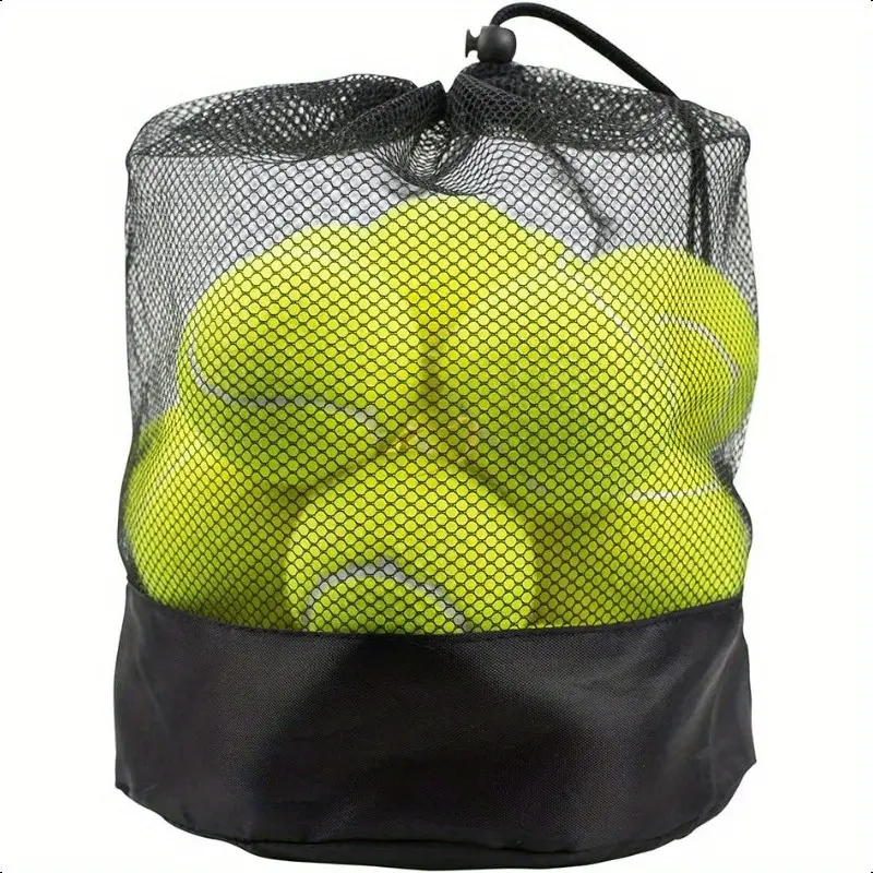 Tebery 20 Pack Green Advanced Training Tennis Balls Beginner Practice Ball Pet Dog Playing Balls Come with Mesh Bag for Easy Transport