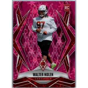 2025 Panini Phoenix #203 Walter Nolen Pink Winter Prizm #/299