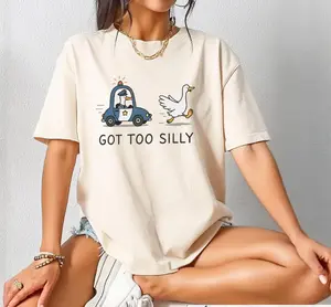 Retro Comfort Goose T-shirt, Got Too Silly Shirt