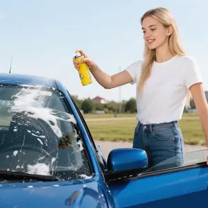 2PCS Multipurpose Foam Cleaner, Foam Cleaner All Purpose for Car, Kitchen, Bathroom, Interior and House Lemon Flavor(150ml*2)