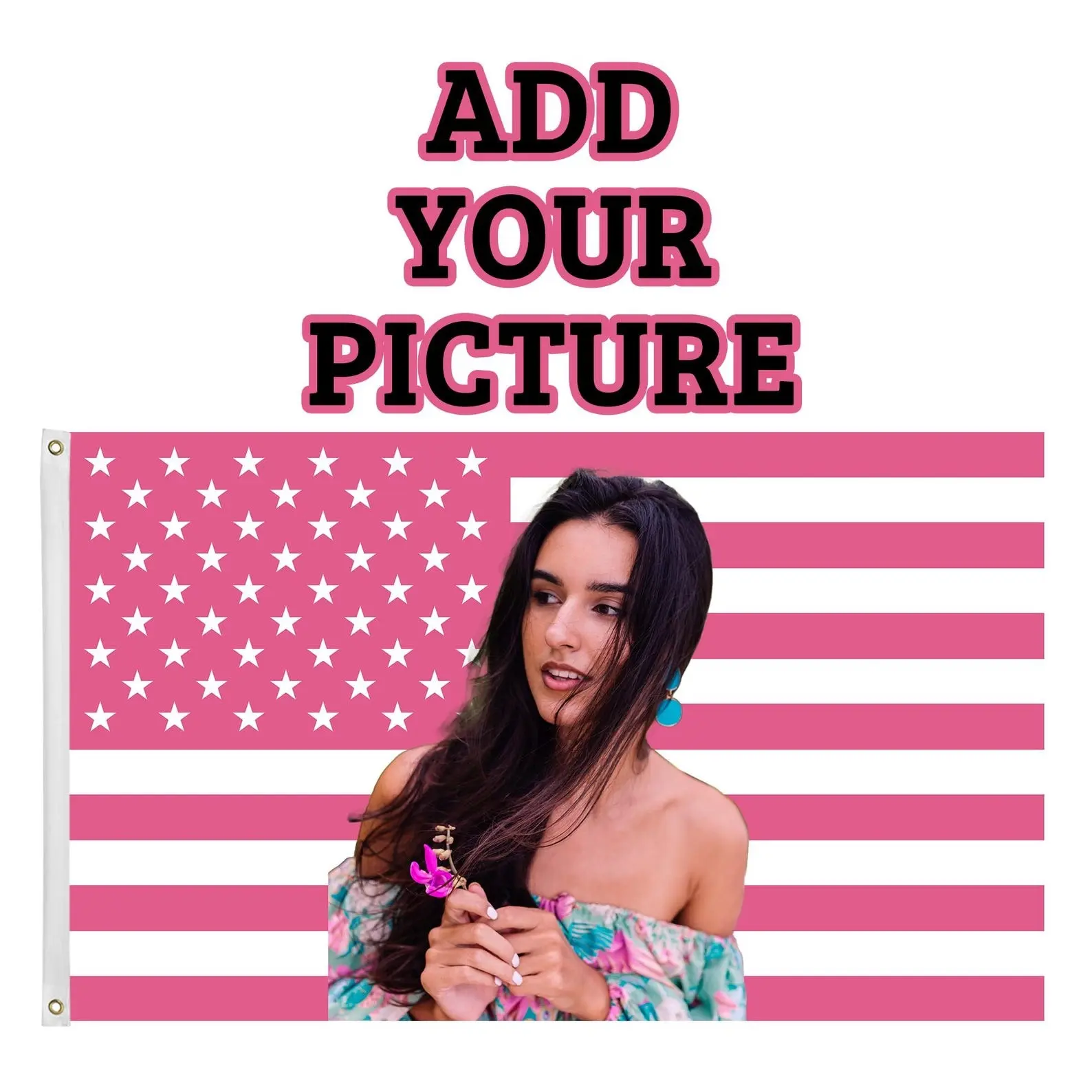 Custom Flag Personalized Banner 3x5/4x6/5x8 Ft Custom Text Logo Photo Tapestry for Outdoor and Indoor Use