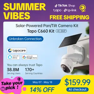[Summervibes] TP-Link & Tapo C660 KiT 4K Solar Security｜360° AI Tracking｜Starlight Color Night Vision｜Free Local Storage｜No Wires