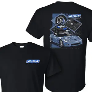 1320 Video Supersonic Zr1 T-Shirt, Two-Sided Graphic T-Shirt - Designed and Printed in the USA, Car Enthusiast Gift, Street Fashion Culture, Unisex Casual Comfortable Top