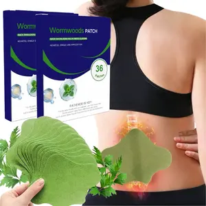36-pack of mugwort patches, suitable for relaxation on shoulders, back, knees, and waist, can be used as gifts for family and friends