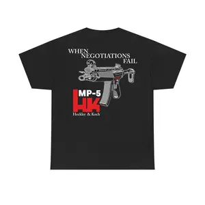HK Heckler Koch When Negotiations Fail MP5 Shirt