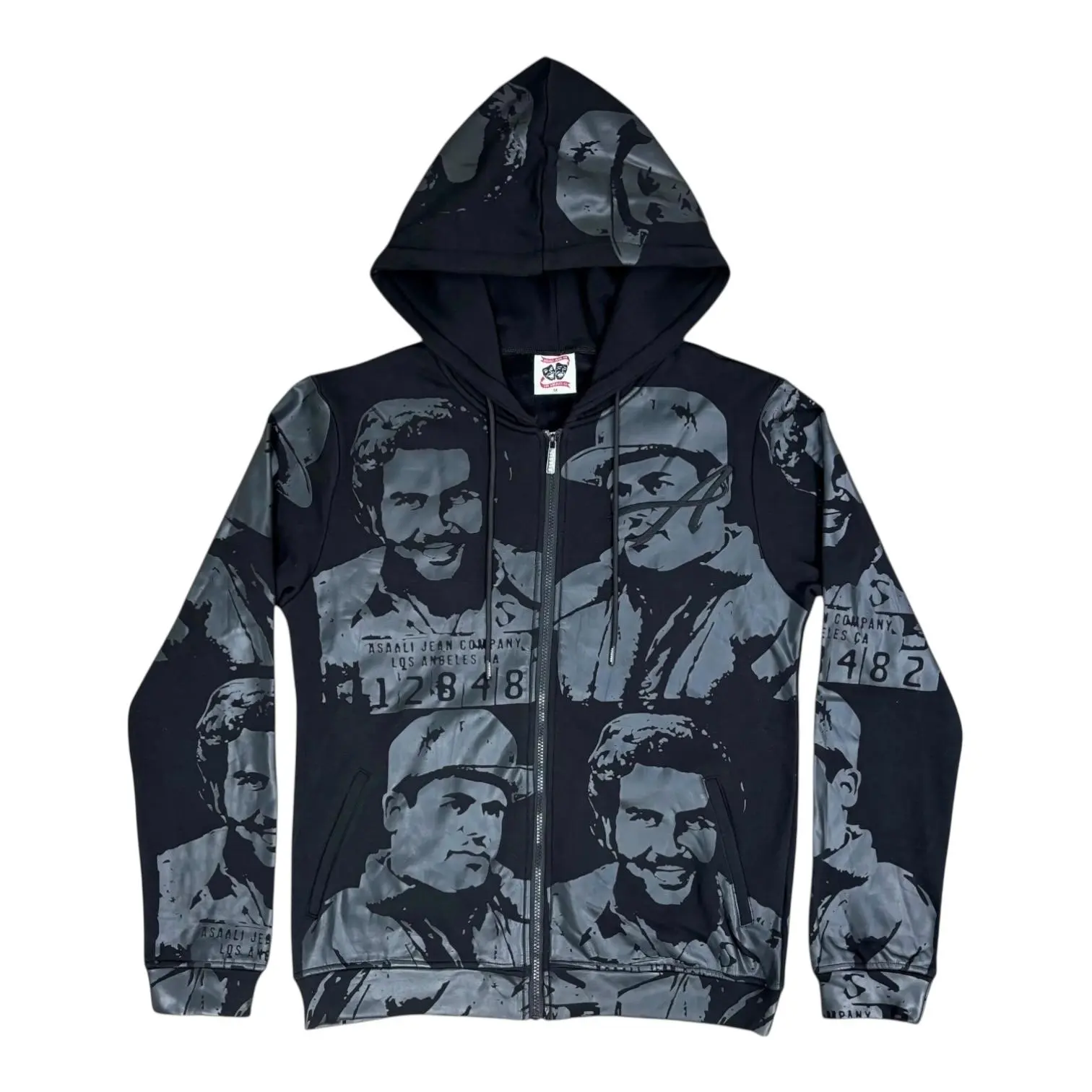 Black Monochrome Cartel Hoodie