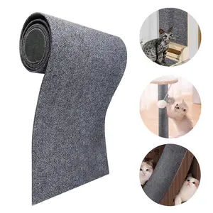 Trimmable Self-Adhesive Carpet Pad for Cat Trellis Cat Wall Furniture Steps Cat Scratching Post Cover Pet Supplies