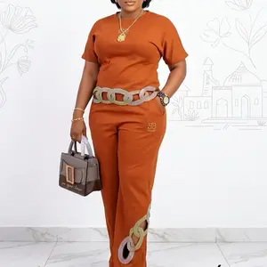 Unique Turkey Top and Pants Set Comfortable Women's Casual Wear Elegant Everyday Outfit Flattering Formal Fit Short Sleeve Chic Two-Piece Mint Set for Women Womenswear Clothes