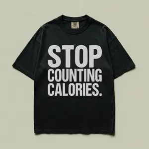 Stop Counting Calories T-Shirt | Funny Diet Culture T-Shirt | Comfort Colors 1717 Unisex Tee