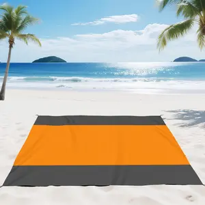 Large Waterproof Beach Blanket, Ultra-Large Waterproof Camping Mat, Lightweight Sandproof Picnic Pad, Durable Polyester Fiber